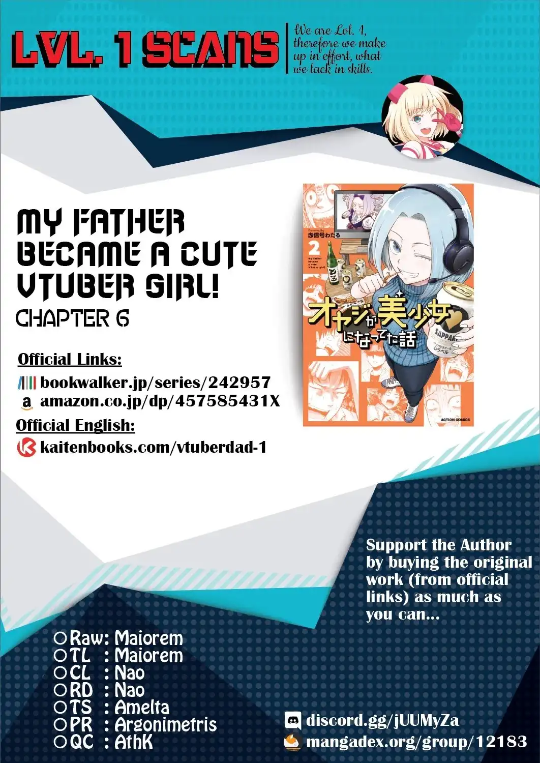 My Father Became a Cute VTuber Girl! Chapter 6 21